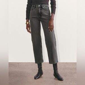 Everlane Way High Jean - Washed Black